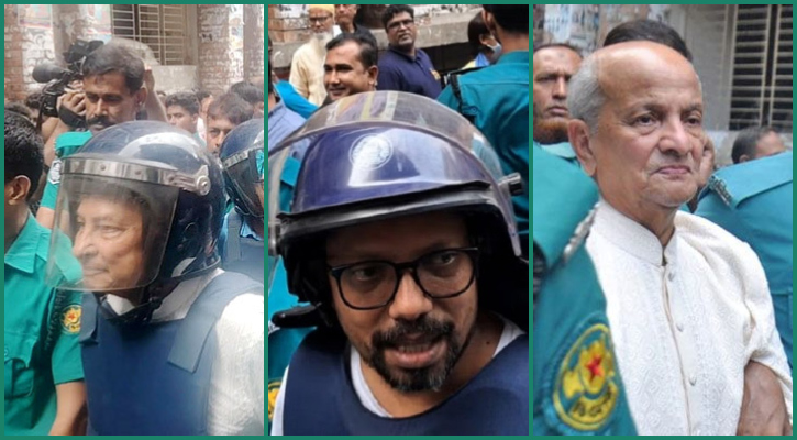 নতুন মামলায় গ্রেপ্তার ইনু-পলক-কামালসহ চারজন