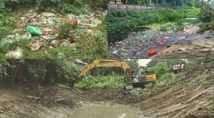 মাদারীপুরে জলাবদ্ধতা দূর করতে ‘বরিশাল খাল’ খনন শুরু