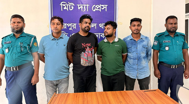 মিরপুরে চাঁদাবাজির ঘটনায় গ্রেপ্তার ৪