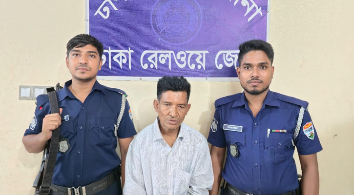 নরসিংদী কারাগার থেকে পালিয়ে আত্মগোপনে, কমলাপুরে গ্রেপ্তার