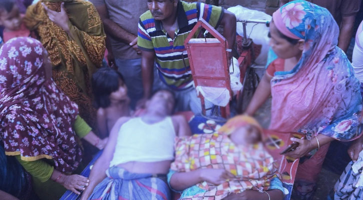 গাংনীতে বিদ্যুৎস্পৃষ্ট হয়ে দম্পতির মৃত্যু
