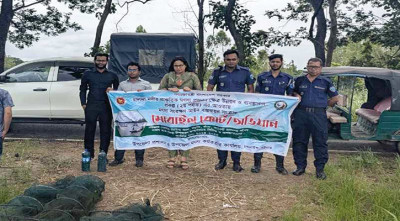 চন্দনাইশে আড়াই হাজার মিটার নিষিদ্ধ জাল জব্দ 