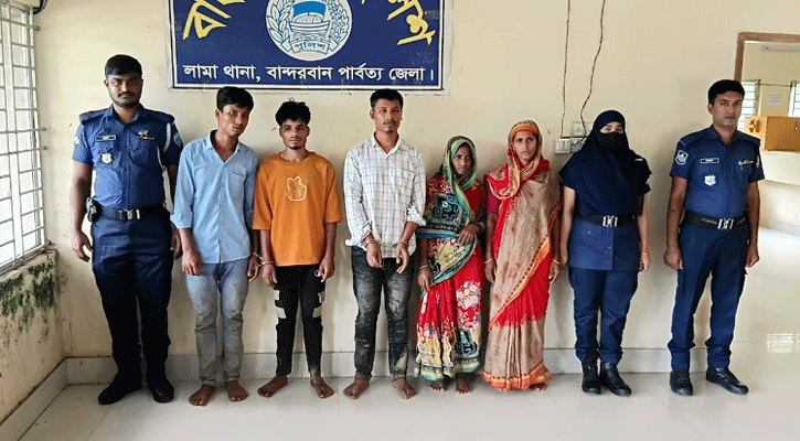 লামায় যুবক হত্যা, একই পরিবারের ৫ জন গ্রেপ্তার