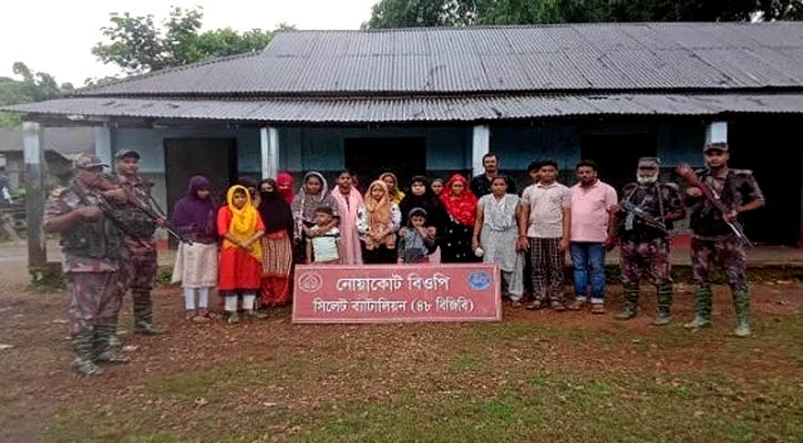 সিলেট-সুনামগঞ্জ সীমান্তে ৫৩ জনকে পুশইন