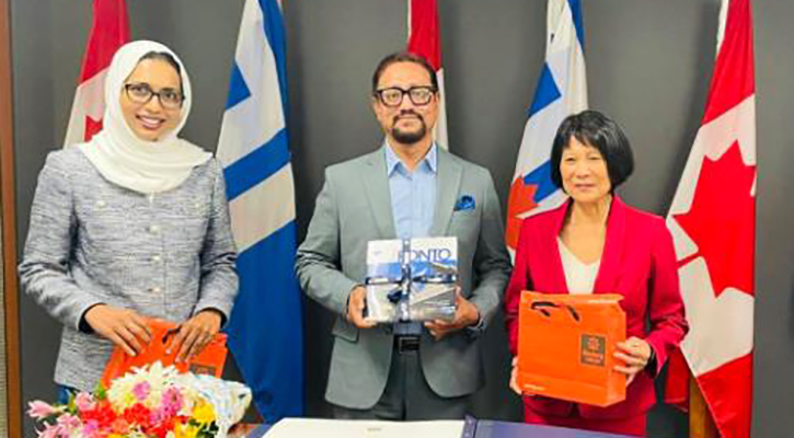 টরন্টো মেয়রের সঙ্গে বৈঠক করলেন ডা. শাহাদাত