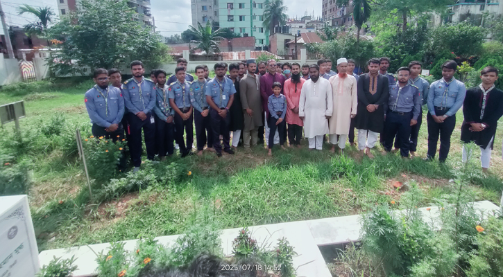 জুলাই গণঅভ্যুত্থানের শহীদ মুগ্ধের কবর জিয়ারত, শ্রদ্ধা ও ভালোবাসায় স্মরণ