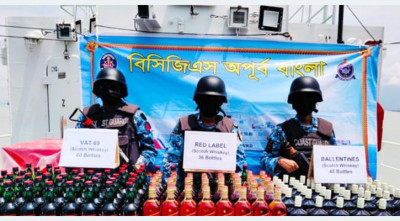 পতেঙ্গায় ৪০ লাখ টাকার মদ জব্দ 