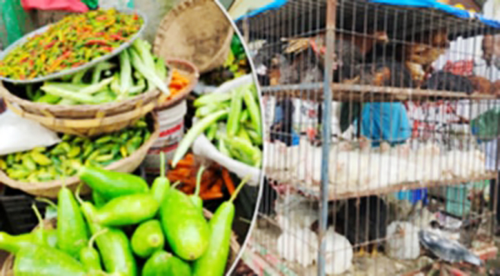 বাজারে সবজি-ব্রয়লার মুরগির দামে উর্ধ্বগতি