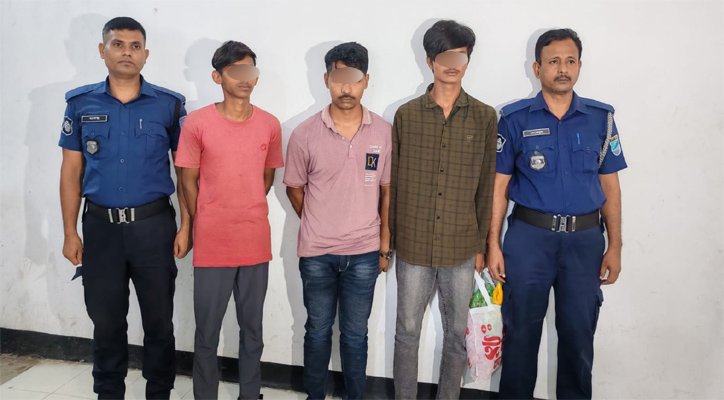 প্রেমের ফাঁদে ফেলে কিশোরীকে ধর্ষণ, কথিত প্রেমিকসহ গ্রেপ্তার ৩