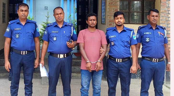 সালথায় ছাত্রলীগ নেতা গ্রেপ্তার
