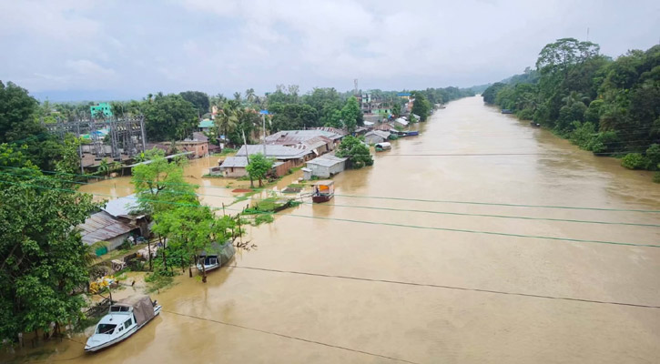 রাঙামাটিতে নিম্নাঞ্চল প্লাবিত, খোলা হয়েছে আশ্রয়কেন্দ্র