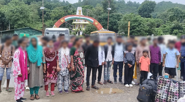 তামাবিল সীমান্ত দিয়ে নারী-শিশুসহ ২২ জনকে ফেরত পাঠাল বিএসএফ