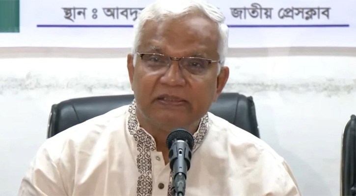 নির্বাচনের রোডম্যাপ ঘোষণা করা হোক: ডা. জাহিদ