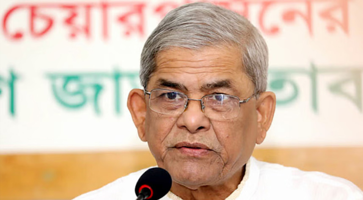 দেশ থেকে পালালেও ভারতে গিয়ে হাসিনা শয়তানি করছেন: ফখরুল