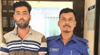 সালথায় প্রবাসীর স্ত্রীকে উত্ত্যক্ত করায় যুবক আটক