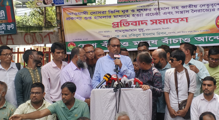 নুরের ওপর হামলা প্রমাণ করে হাসিনার সঙ্গে দোসররাও সক্রিয়: শামসুজ্জামান দুদু