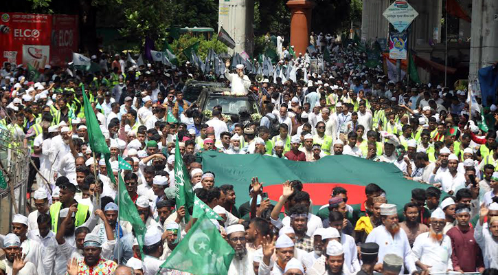 ঈদে মিলাদুন্নবীতে রাজধানীতে জশনে জুলুস