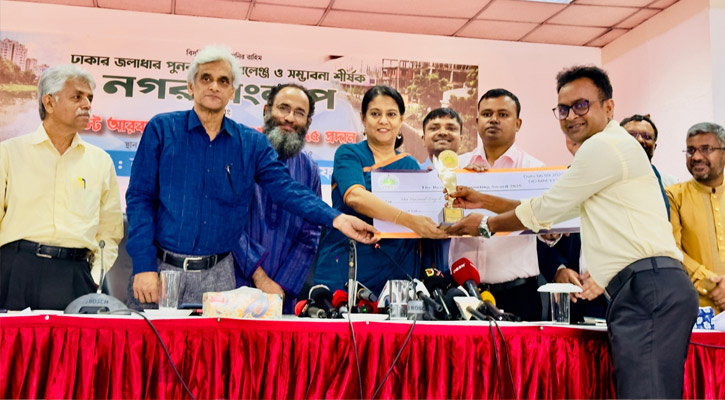 আবারও ‘বেস্ট আরবান রিপোর্টিং আওয়ার্ড’ পেলেন নাজমুল সাঈদ