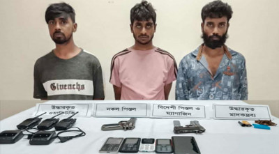 মেহেরপুরে কিশোর গ্যাংয়ের প্রধান আকাশসহ ৩ জন আটক