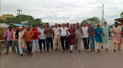 আসন পুনর্বিন্যাসের প্রতিবাদে ব্রাহ্মণবাড়িয়ায় ঢাকা-সিলেট মহাসড়ক অবরোধ