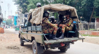 বাসাইলে  ১৪৪ ধারা জারি, থমথমে অবস্থা