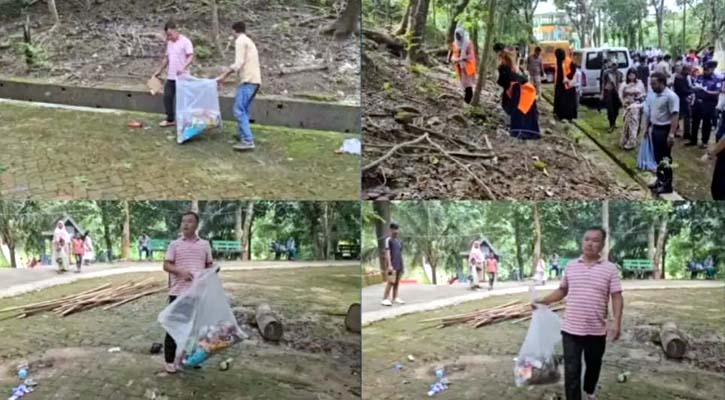 বান্দরবানে পর্যটন দিবসে ময়লা ছিটিয়ে পরিষ্কার অভিযানের ভিডিও ভাইরাল