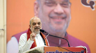 কলকাতার পূজা উদ্বোধনে ‘সোনার বাংলা’ গঠনের ডাক দিলেন অমিত শাহ