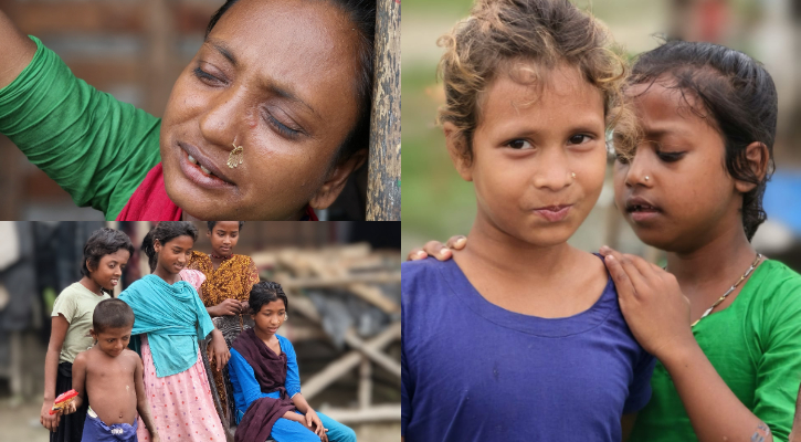 কষ্টে ভরা বেদে পরিবারের জীবন-জীবিকা