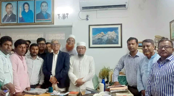 মির্জা ফখরুলের সঙ্গে এমপিওভুক্ত শিক্ষক প্রতিনিধিদের সাক্ষাৎ