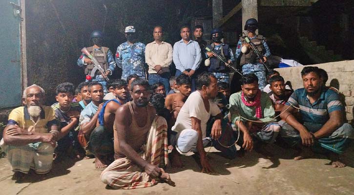 মেঘনায় আটক ২৮ জনকে জেল জরিমানা