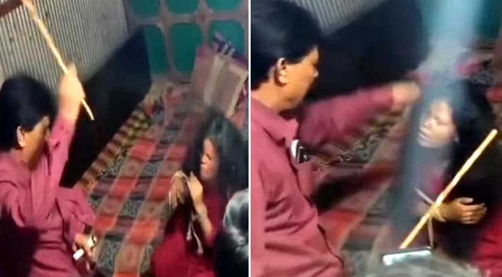 পরকীয়ার অভিযোগে নারীকে মারধর ইউপি সদস্যের
